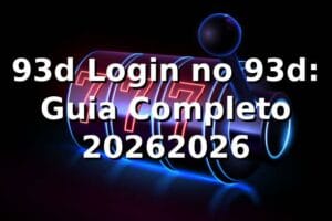 93d Login no 93d: Guia Completo 2026/2026 🔐